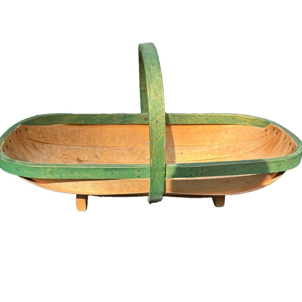 South Down Rother Garden Trug Basket Made in England 25” X 13”x12"